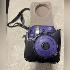 📸 Instax Mini 8 Instant Camera - Purple with Black Case💜🖤